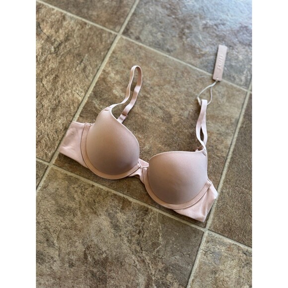Skims Fits Everybody Push-up Demi Bra Clay Size 32A - Picture 3 of 7